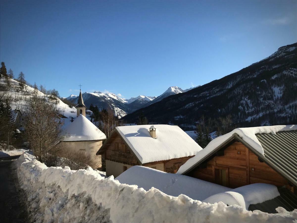 Le Gabion, Luxueux Appartement Avec Sauna, Serre Chevalier Vallee Saint-Chaffrey Exteriör bild