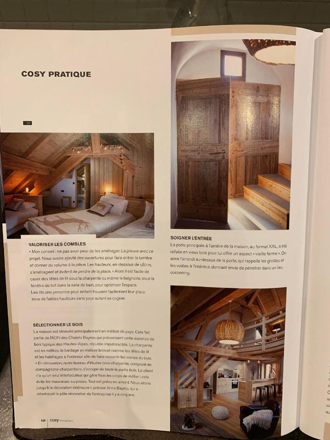 Le Gabion, Luxueux Appartement Avec Sauna, Serre Chevalier Vallee Saint-Chaffrey Exteriör bild